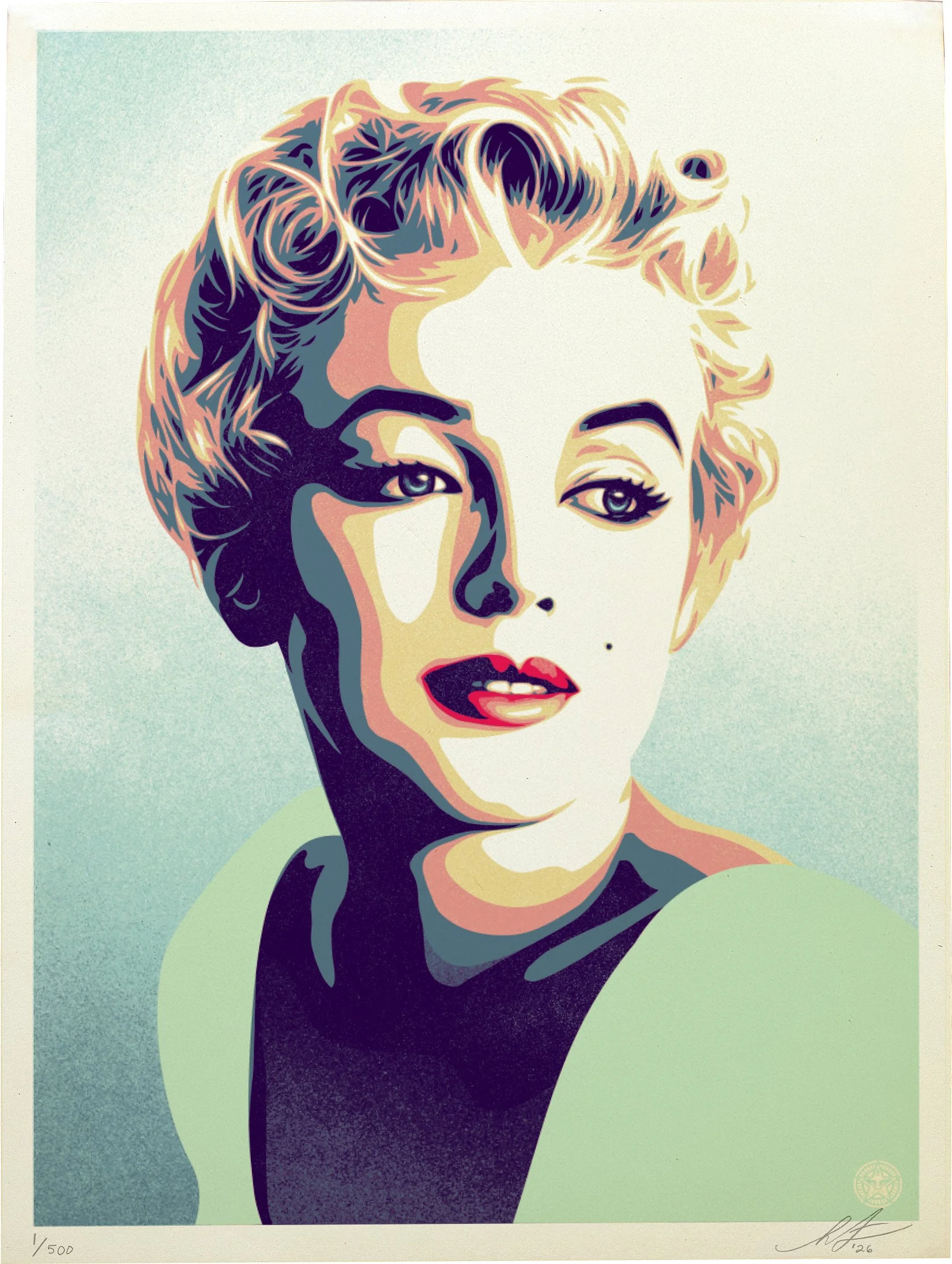 MARILYN SUNRISE” & “MARILYN SUNSET” Screen Prints by Shepard